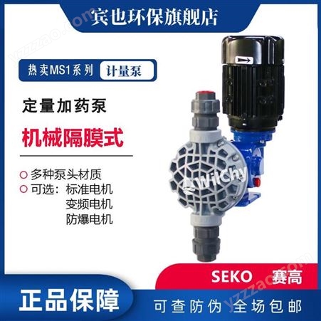 意大利SEKO泵MS1A064 094 108 138 165型机械隔膜计量泵