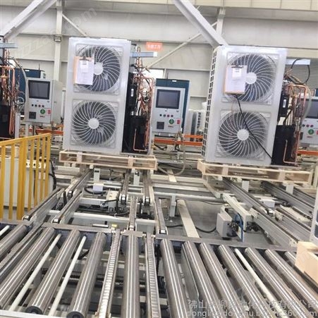 工厂全套定制 空气源热泵生产线 空气能一站式安装 自动线 半自动线 手动流水运输线   3p-60p均可做