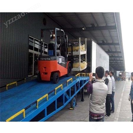 载重8吨10吨液压登车桥 集装箱卸货平台 叉车装车台 DCQY-10亚圣
