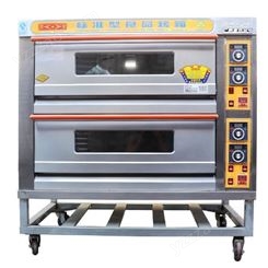 厨宝KA-20面包烤箱  郑州全自动两层四盘电烤箱  面包蛋糕带定时烤箱