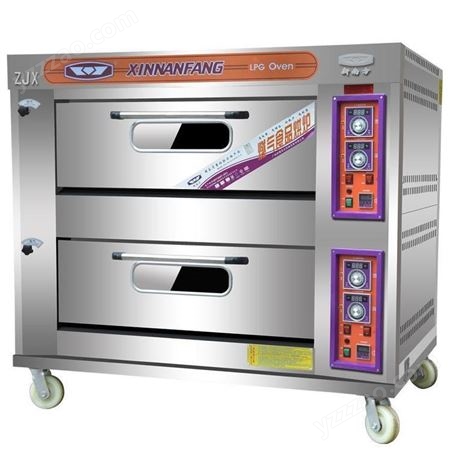 新南方烤箱 商用三层六盘大容量燃气烤箱烘焙面包披萨燃气炉
