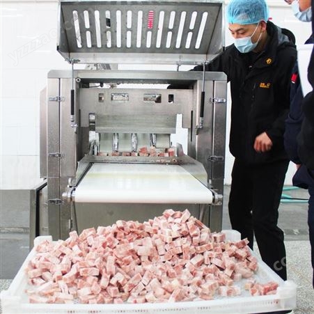 和盈科技厂家批发家商用全自动切片机-可调速冻肉切肉丁机-家用羊肉切肉机