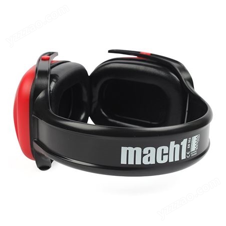 霍尼韦尔1010421 Mach系列头戴式金属环头防噪音耳罩红色