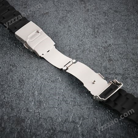 稳达时-橡胶表带18 20 22mm手表配件天然橡胶时尚智能手环配件
