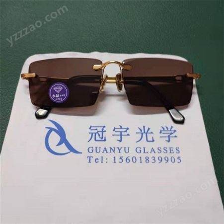 现货批发 人造水晶眼镜 清凉润泽 眼睛更舒适 天然水晶玻璃太阳镜