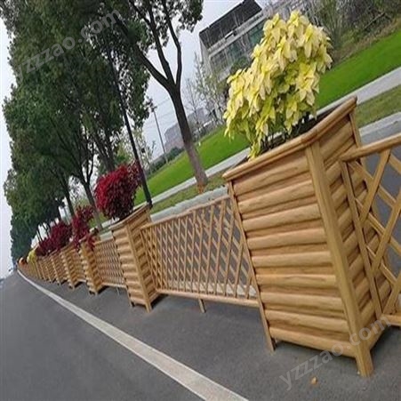 可以种花的护栏 商场道路旁边花箱护栏杭州 国一 花箱栏杆厂家实体更放心
