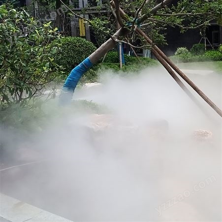 喷雾造景系统 公园雾森设备 小区喷雾除尘设备 景区雾森系统