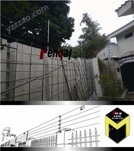 深圳厂家批发电子围栏报警产品 工厂安防电子围栏 工业电子围栏