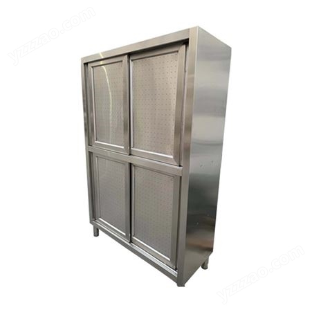御隆厨房 简易不锈钢保洁柜碗柜橱柜 铝合金柜子 厨房餐边储物茶水柜供应