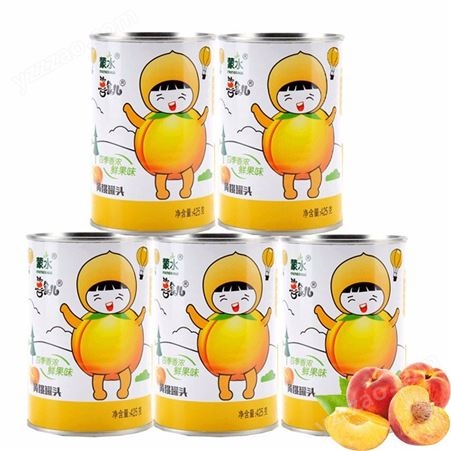 罐頭廠家供應各規格黃桃罐頭   蒙水水果罐頭生產廠家
