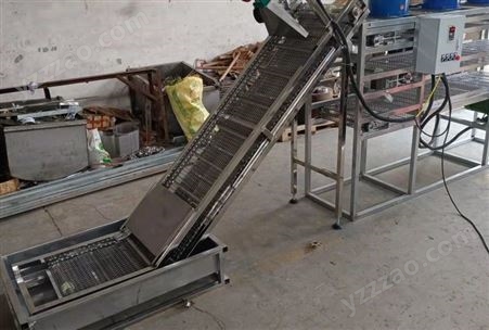食品运输设备 腐竹不锈钢链板输送机 青萝卜耐腐蚀流水线可定制