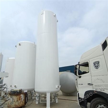 隆和低温10立方液氧储罐 机械工业银白色储运设备