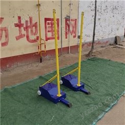 便携式羽毛球柱  标准羽毛球网柱  气排球网柱 户外 体育器材生产厂家