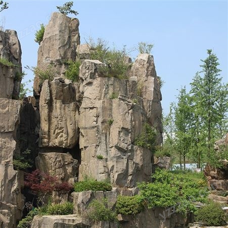 各种园林景观雕塑水泥塑石制作施工室内假山 天逸匠心
