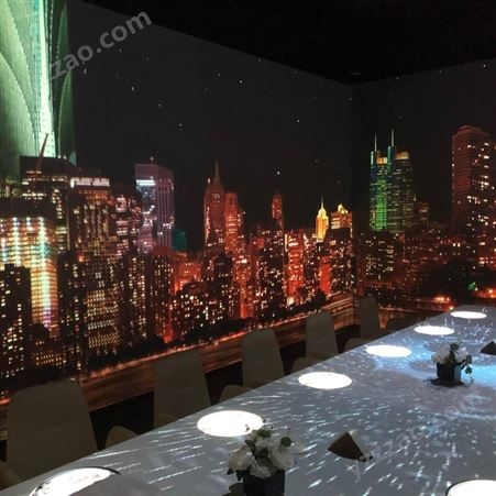 瑞康乐5D网红餐厅全息投影防真模拟主题餐厅
