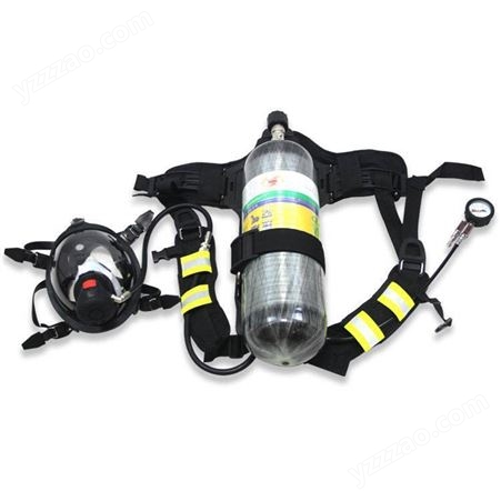 车载式正压长管空气呼吸器碳纤维气瓶配件便携式防毒面罩