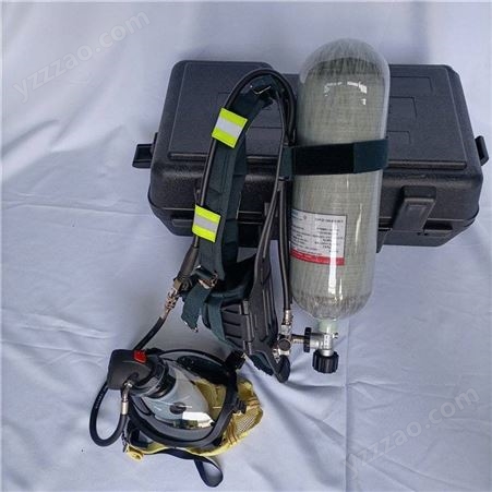 车载式正压长管空气呼吸器碳纤维气瓶配件便携式防毒面罩