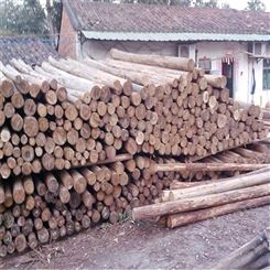 东莞杉木原木房梁建筑撑杆厂家 大量杉木供应 耐用防腐杉木