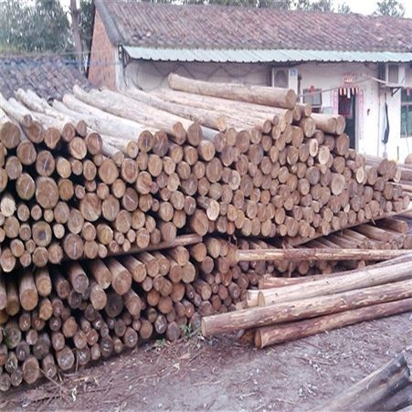 东莞杉木原木房梁建筑撑杆厂家 杉木方料 杉木各种尺寸齐全欢迎