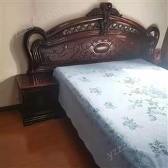 上海老红木家具回收，二手红木床收购-免费评估