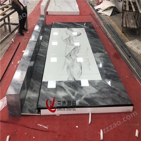 供应石材大板UV打印机 人造岗石UV平板打印机 大理石背景墙打印机