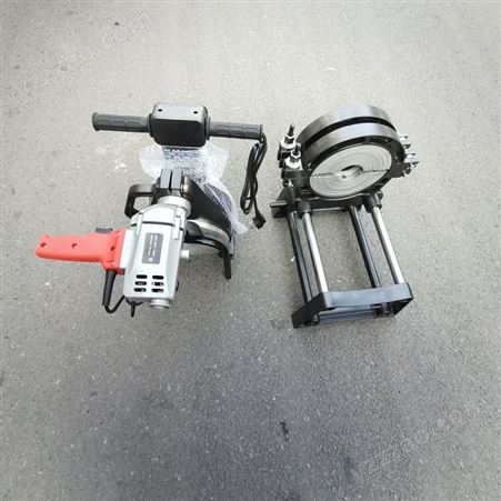 压盖式PE对焊机 63-200热熔对接焊机 手动双柱4环卡塑料焊接机