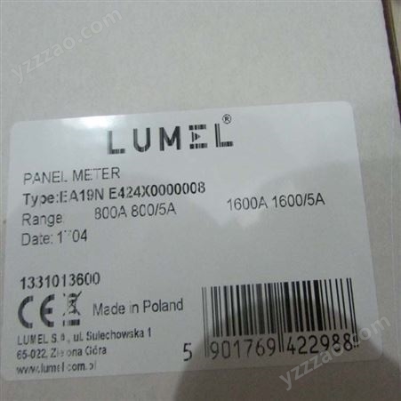 部分型号有库存 LUMEL传感器 LUMEL数字和模拟仪表