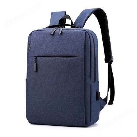 男士双肩包大容量商务会议旅行包15.6寸电脑包logo定制