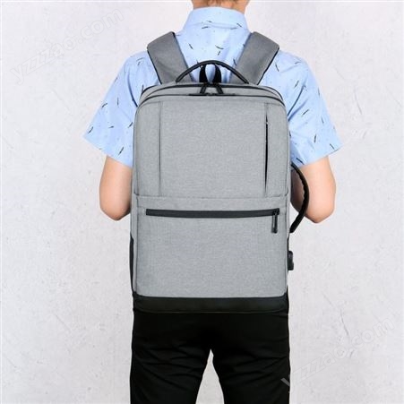 商务双肩休闲包15.6寸电脑包大容量旅行男士包