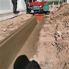 矩形边沟成型设备混凝土工程机械一次性水渠机器经久耐用