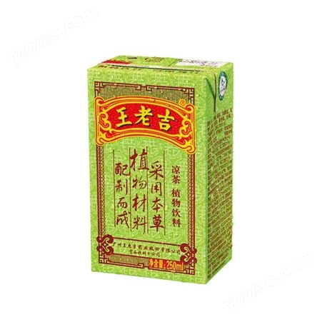 王老吉凉茶盒装 250ml 纸盒王老吉箱装24盒 夏季植物草本凉茶