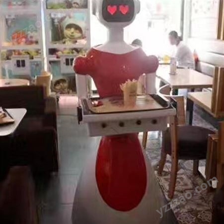 智能送餐机器人小蛮腰效率 卡特智能送餐机器人