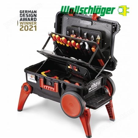 德国wiha XXL III升级版大师级工具箱电工绝缘100件套