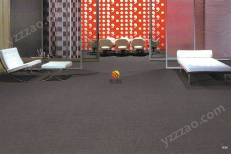 东方星月 条纹地毯 办公地毯 PVC地毯 拼块地毯  期货伊斯特