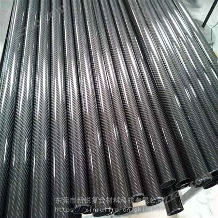 碳纤维管新锐各种要求碳纤管高强度金色管材支架