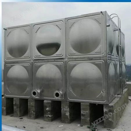泰岳不锈钢组合式人防水箱 组合式消防储水箱 圆形保温不锈钢水箱