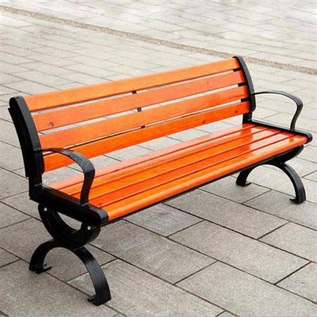 塑木条公园椅 铸铝脚公园椅 云南公园椅厂家
