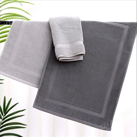 家用地巾现货直销 全棉加厚吸水地垫浴室防滑地巾耐脏 生产定制