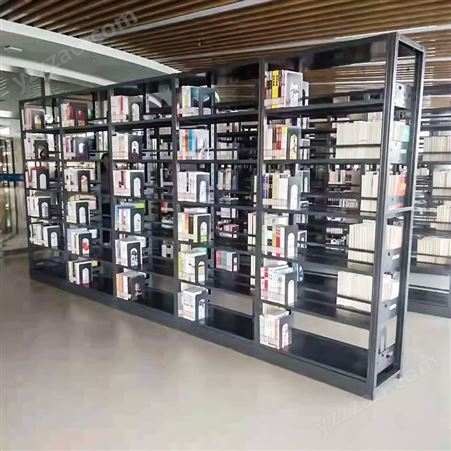 书店超市用陈列架 学校图书馆用开放式书架 可定制