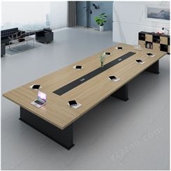 田梅雨 北京会议桌 钢木结合会议桌 板式会议桌 培训桌 办公桌 会议桌