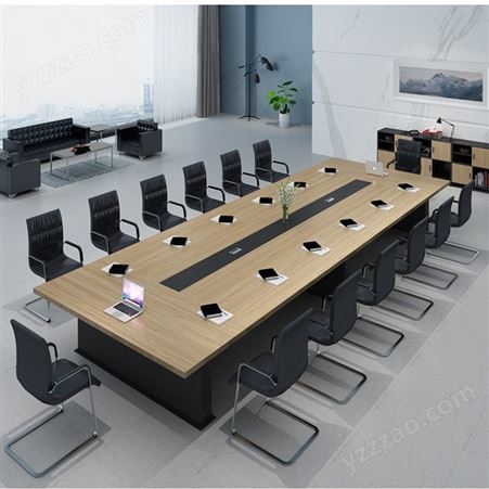 田梅雨 北京会议桌 钢木结合会议桌 会议桌 板式会议桌 时尚会议桌 办公家具