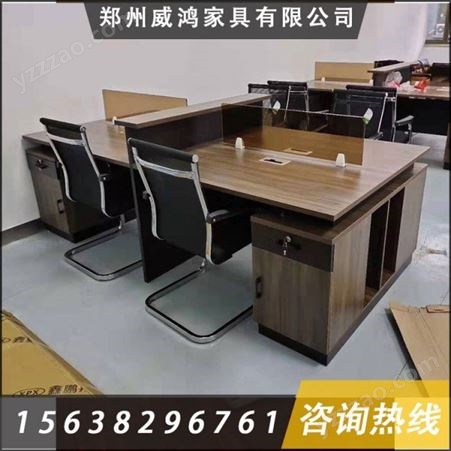 驻马店屏风办公桌价格低 简洁钢架组合办公桌 钢架职员办公桌