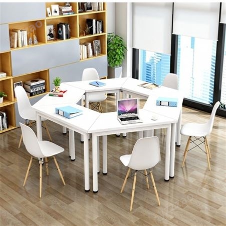 办公室会议桌长桌简约现代大小型板式培训桌长方形办公桌椅长条桌