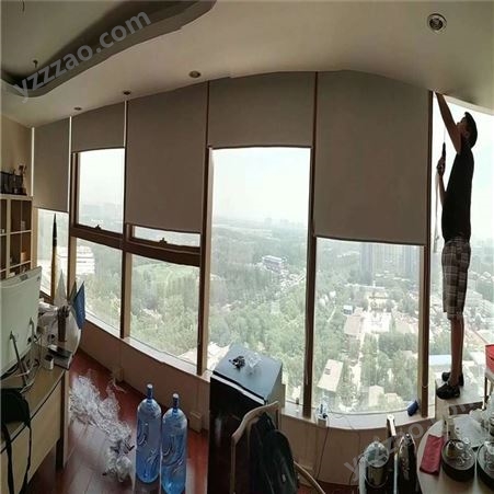 北京卷帘 隔热卷帘窗帘 办公室卷帘窗帘 上门测量